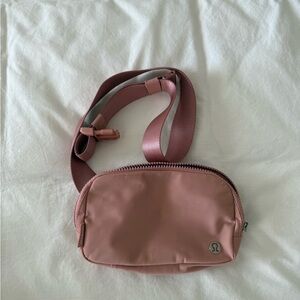 pink lululemon belt bag